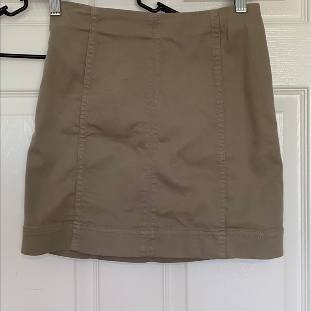 green skirt